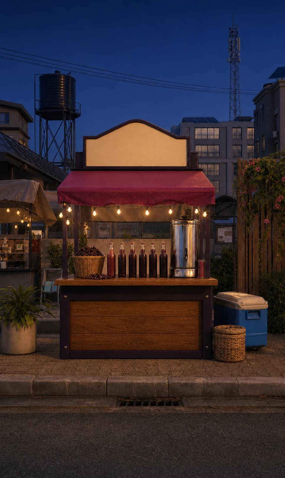 Campus Corner at closing time
